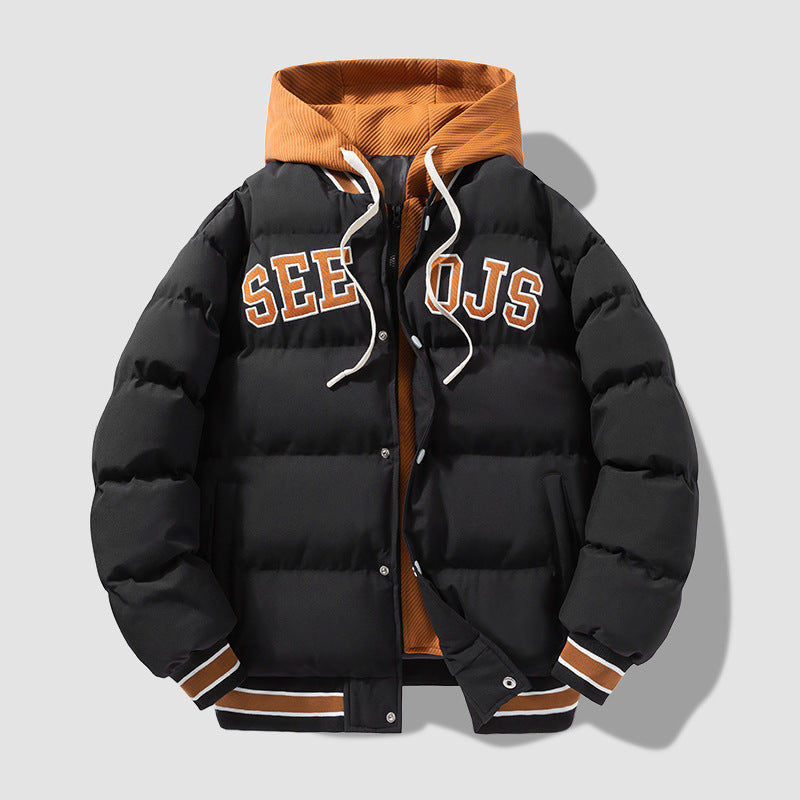 Fashion Letter Hooded Cotton C