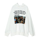 Four Seasons All-Match European And American Style Printed Hooded Sweater Mens Letter Design Sweater Couple Outfit