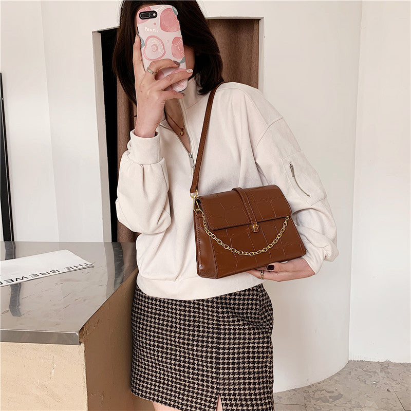 small square shoulder bag