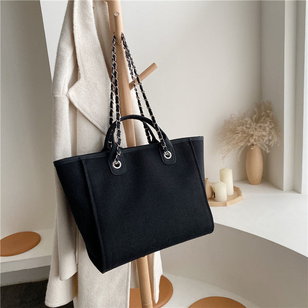 commuter canvas shoulder bag