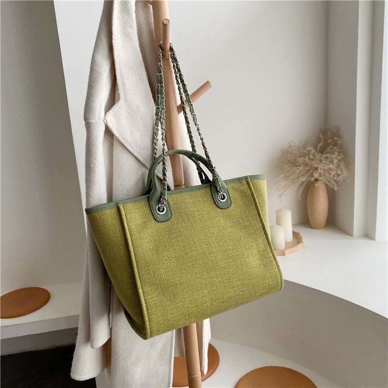 commuter canvas shoulder bag