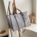commuter canvas shoulder bag