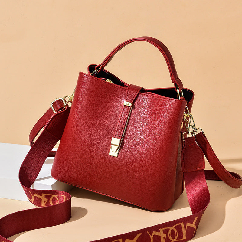 women's bucket shoulder messenger bag