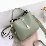 women's bucket shoulder messenger bag
