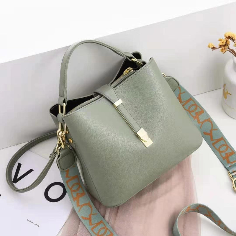 women's bucket shoulder messenger bag