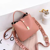 women's bucket shoulder messenger bag