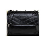 cowhide shoulder bag for women