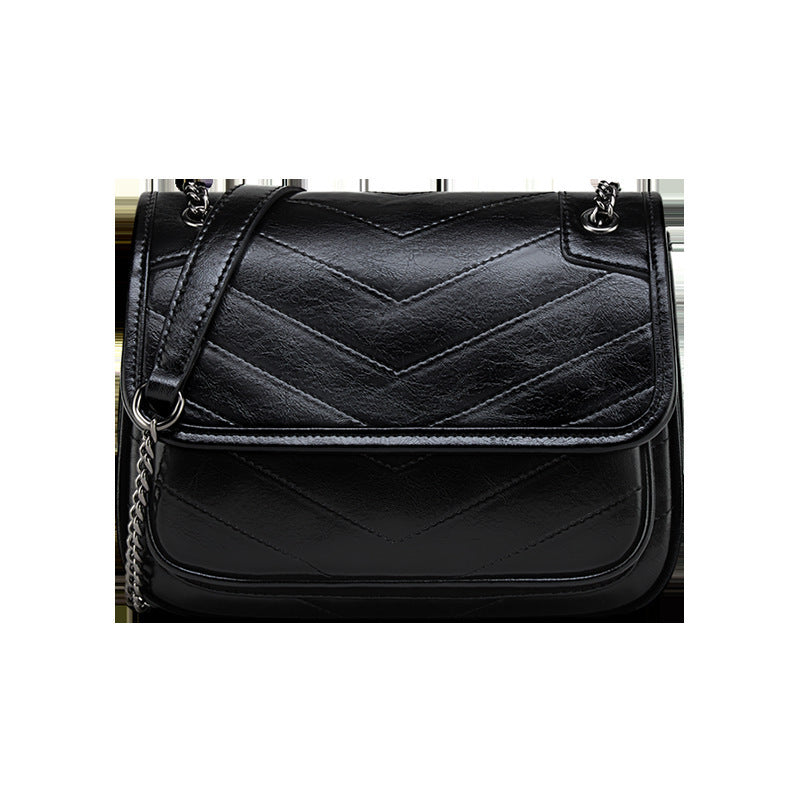 cowhide shoulder bag for women