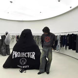 Male Personality Totem Letter Print Sweatshirt