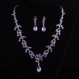 Bridal jewelry, necklace, earring set, wedding dress, jewelry accessories, fast selling pass