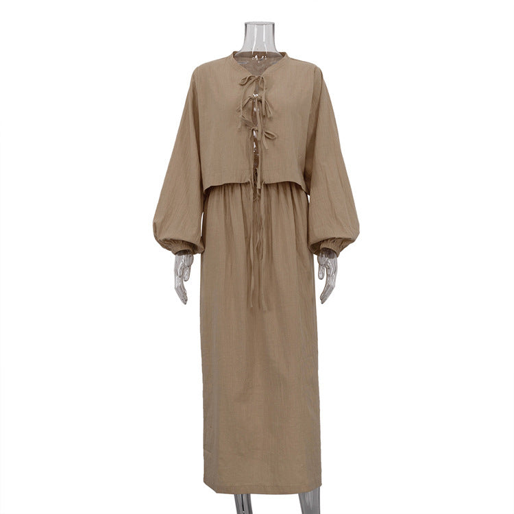 Shirt Outfit Summer Women's Skirt