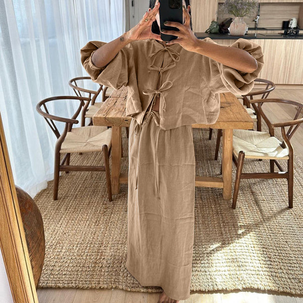 Shirt Outfit Summer Women's Skirt