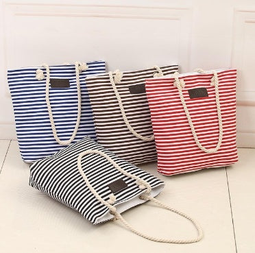 casual summer beach tote bag