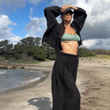 Shirt Outfit Summer Women's Skirt