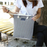 casual summer beach tote bag