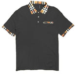 Checkered Polo and Pant Set