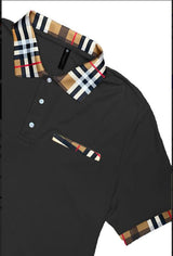 Checkered Polo and Pant Set