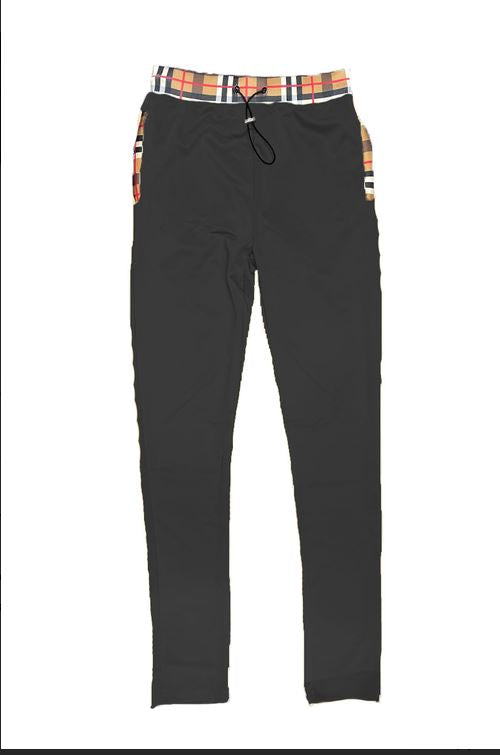 Checkered Polo and Pant Set