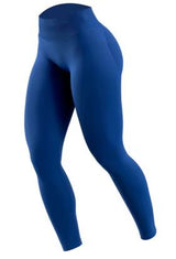 Women Waist Gym Yoga Pants High Waist Peach Buttocks Solid Color Tight Fitting Sports Leggings Yoga Exercise Pants
