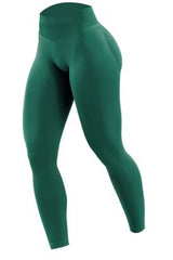 Women Waist Gym Yoga Pants High Waist Peach Buttocks Solid Color Tight Fitting Sports Leggings Yoga Exercise Pants