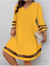 Plus Size Fashion Elegant Women Dress Loose Casual Dress Women Dress New Temperament