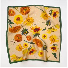 Luxury Fashion Print 70*70cm Silk Square Scarf Women Soft Satin Hairband Neckerchief Tie Female Headband Foulard Bag Ribbon
