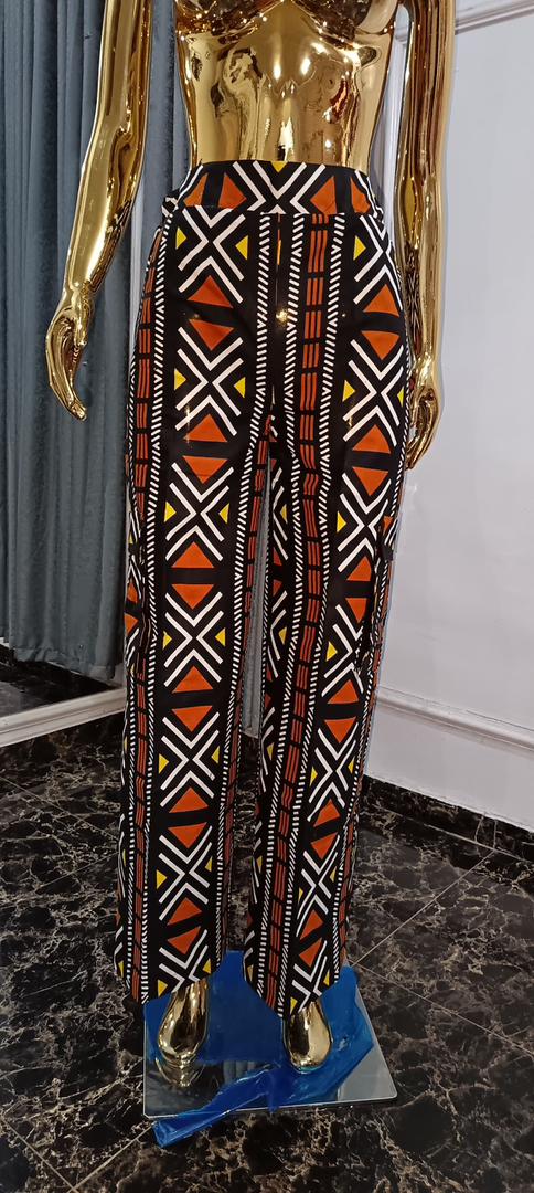 Emvorlia Ankara Cargo Trouser for women