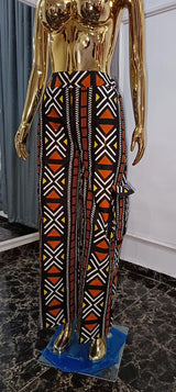 Emvorlia Ankara Cargo Trouser for women