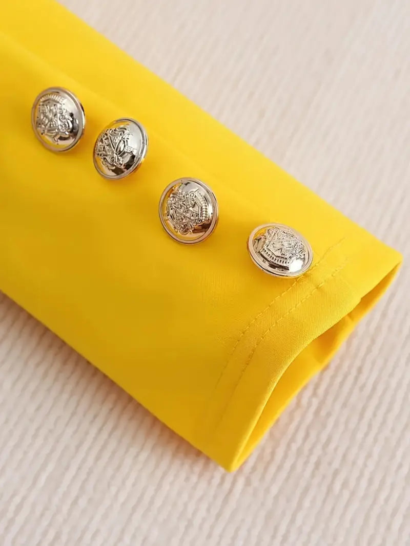 New Women's Fashionable Solid Color Top And Printed Pants Set, Machine Washable, Perfect Choice For Spring And Autumn