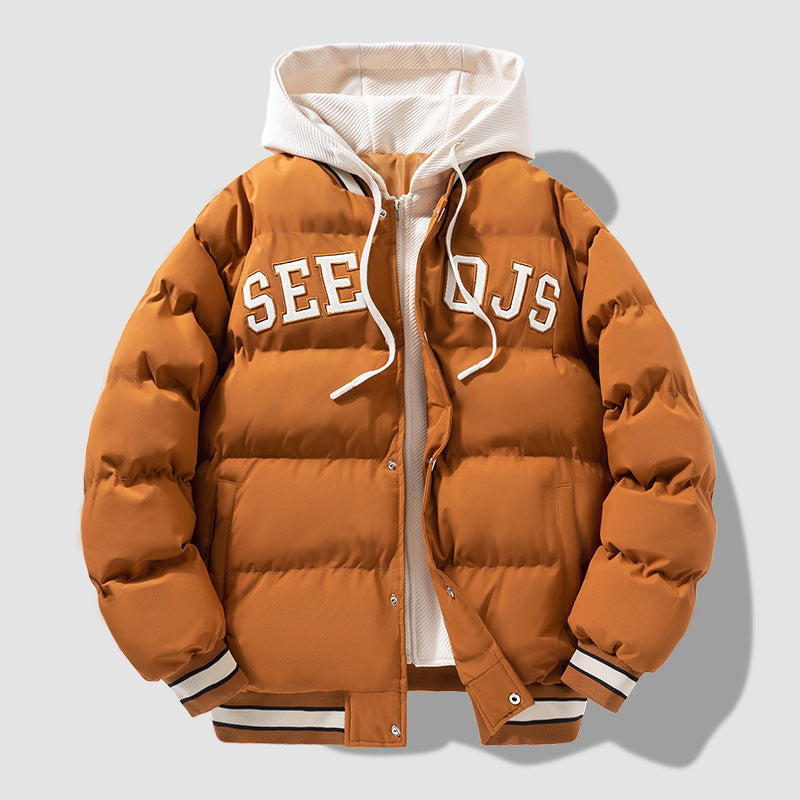 Fashion Letter Hooded Cotton C