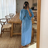 Shirt Outfit Summer Women's Skirt