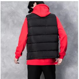 Mens Vest Jacket Warm Sleeveless Jackets Winter Waterproof Zipper Coat Autumn Stand-up Collar Casual Waistcoat Brand Clothing