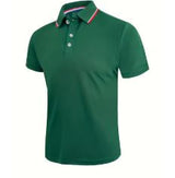 2025 Hot Sale Men's Summer Casual Breathable Comfortable Polo Shirt Men's Solid Color High Quality Short Sleeve T-Shirt