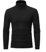 Thermal Underwear Tops Men Winter Clothes Thermal Shirt Autumn Men's Winter Tights High Neck Thin Slim Fit Long Sleeve T-shirt