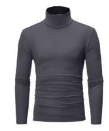 Thermal Underwear Tops Men Winter Clothes Thermal Shirt Autumn Men's Winter Tights High Neck Thin Slim Fit Long Sleeve T-shirt