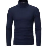 Thermal Underwear Tops Men Winter Clothes Thermal Shirt Autumn Men's Winter Tights High Neck Thin Slim Fit Long Sleeve T-shirt