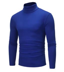 Thermal Underwear Tops Men Winter Clothes Thermal Shirt Autumn Men's Winter Tights High Neck Thin Slim Fit Long Sleeve T-shirt