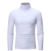 Thermal Underwear Tops Men Winter Clothes Thermal Shirt Autumn Men's Winter Tights High Neck Thin Slim Fit Long Sleeve T-shirt